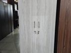 new melamine ash colour 2 door 6 * 2.5 ft wardrobe cupboard