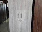 new melamine ash colour 2 door wardrobe 6*2.5 ft cupboard
