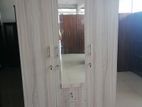 New Melamine Ash Colour 3 Door Cupboard 6*4 Wardrobe