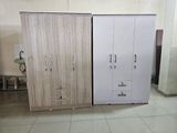 New Melamine Ash / White Colour 3 Door Cupboard 6*4 Wardrobe