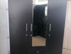 New Melamine Black Colour 3 Door Cupboard