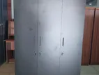 New Melamine Black Colour Cupboard 6 X 4 F 3 Lockert Door Wardrobe
