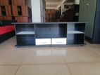 new melamine black colour tv stand large 65"
