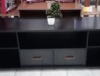 New Melamine Box Tv Stand 65" black colour Cupboard