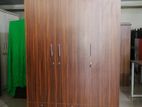 New Melamine Cupboard 3 Door Wardrobe 6 X 4 Ft