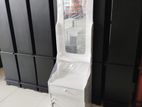 New Melamine Dressing Table Black/Red/White