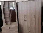 New Melamine Dressing Table Wardrobe 6 X 4 Ft 3 Door Cupboard L
