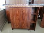 New Melamine Iron Table with Cupboard large