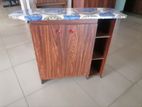 New Melamine Iron Table with Cupboard large