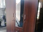 New Melamine Mirror Cupboard Wardrobe 3 Door 6 X 4 Ft
