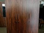 New Melamine Plain 3 Door Cupboard / Wardrobe 6 X 4 Ft A