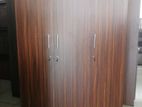 New Melamine Wardrobe 3 Door Cupboard 6 X 4 Ft Full Shelf Large