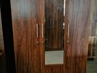 New Melamine Wardrobe / Cupboard Mirror 3 Door 6 X 4 Ft large