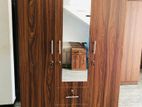 New Melamine Wardrobes 3 Door with Mirror
