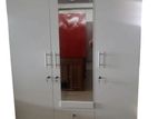 New Melamine White / Ash Colour 3 Door Cupboard Wardrobe