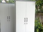 new melamine white colour 2 door cupboard 6*2.5 ft ( wardrobe )