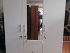 New Melamine White Colour 3 Door Cupboard 6*4 Ft Wardrobe