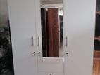 New Melamine White Colour 3 Door Cupboard 6*4 Ft Wardrobe