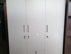 New Melamine White Colour Wardrobe Cupboard 3 Door 6 X 4 Ft