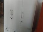 New Melamine White Colour Wardrobe Cupboard 3 Door 6 X 4 Ft