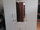 New Melamine White Colour Wardrobe Cupboard 3 Door 6 X 4 Ft Large