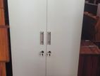 New Melamine White Cupboard 2 Door Wardrobe