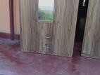 New Modern 3 Door Melamine Glass Wardrobe - E6