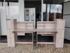 New Modern 3 Storage Cupboard With Table .