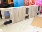 New Modern 7 Ft Melamine Ash white Design Pantry Cupboard Set.