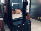 New Modern Black Teak Wooden Dressing Table