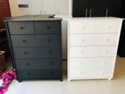 New Modern (Black/ white) Chest Drawer Set