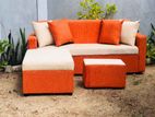 New Modern Colour L Sofa Set .