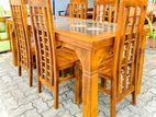 New Modern Dining Table and Heavy 6 Chairs Code 92837