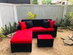 New Modern Fabric Sofa Set .