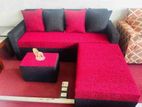 New Modern Fabric Sofa Set .
