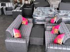 New Modern Fabric Sofa Set With Stool pillow .