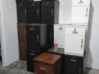 New Modern Melamine Bedside Cupboard .