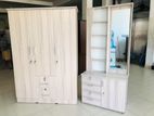 New Modern Melamine Wardrobes with Dressing Table