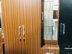 New Modern Melamine Wardrobes with Side Dressing Table .
