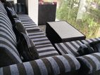 New Modern Qulity Fabric L Sofa Set with Stool Pillow