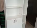 New Modern White Book Cupboard