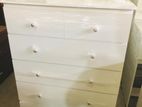 New Modern White Chest Drawer Set