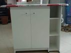 New Modern White Melamine Iron Cupboard