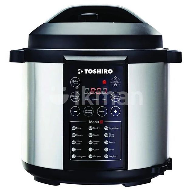 New NIKAI Toshiro 6 Ltr Digital Electric Multi Pressure Rice Cooker for