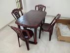 New Nippon plastic dining table and chiar 4. Set.