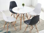 New Office ABC Dining table set 4 chair