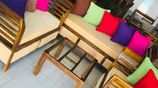 new pillows sofa set