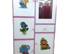 New pink and blue color Melamine baby cupboard @Glass