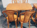 New Plastic Dining Table with Chair
