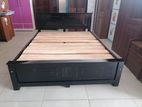 New Queen Size Bed Teak Box Type 6 x 5 ft /( 72" 60" ) black colour
